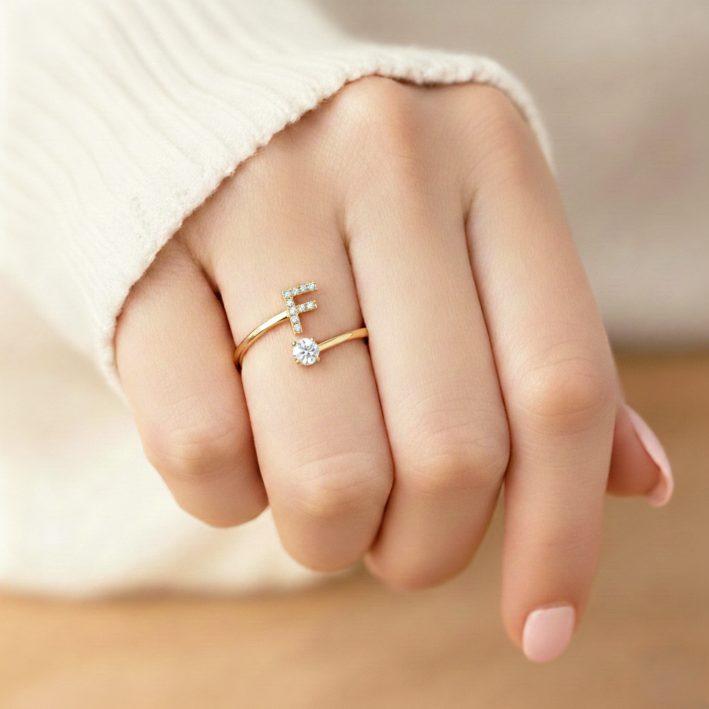 Adjustable Initial Ring "Classic"