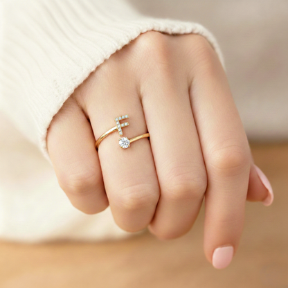 Adjustable Initial Ring "Classic"