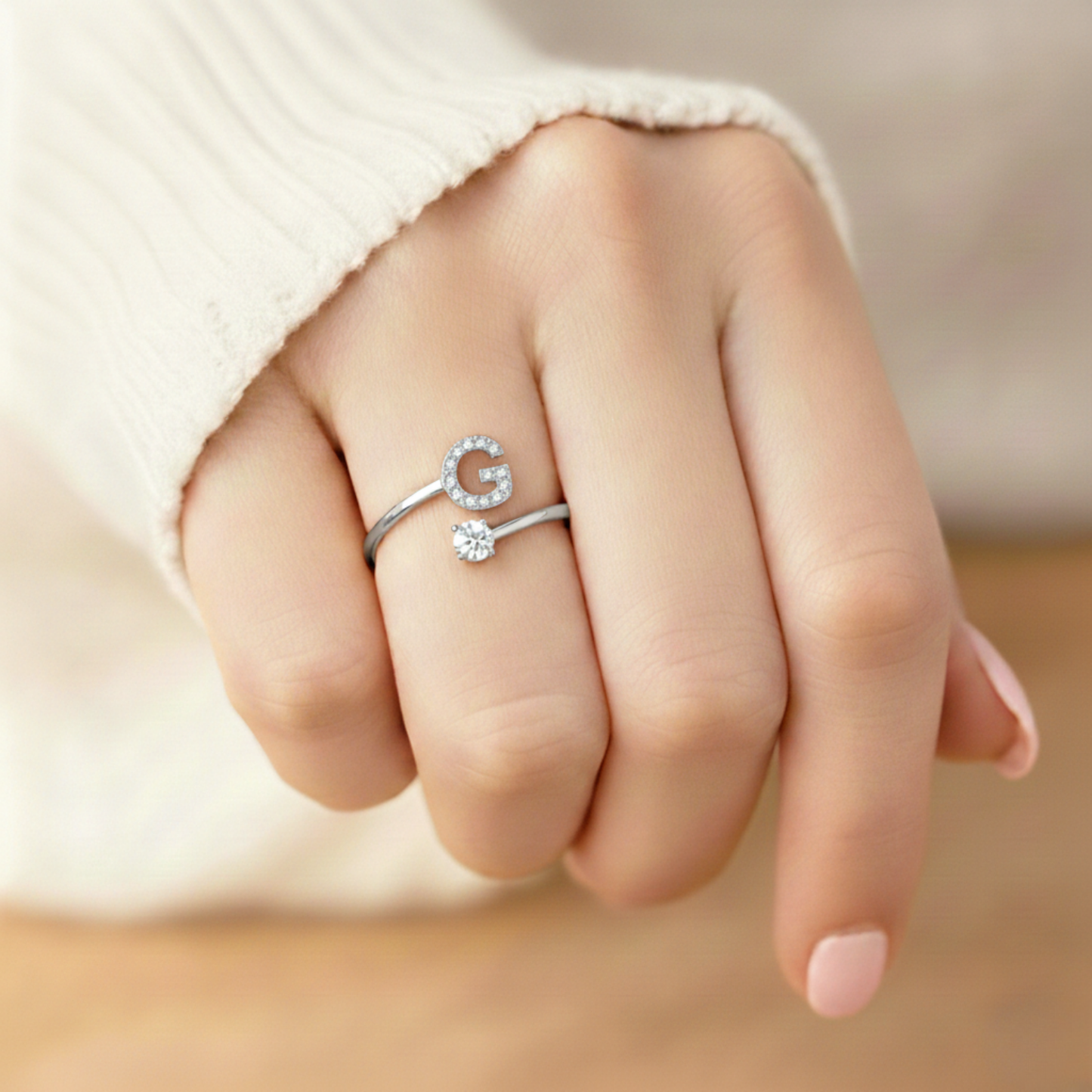 Adjustable Initial Ring "Classic"