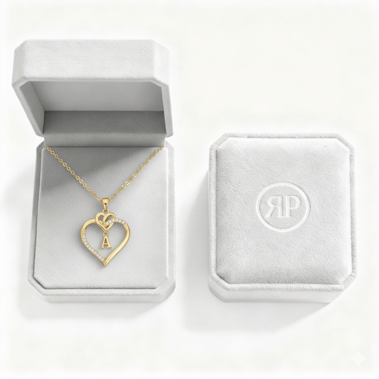 Initial Necklace "Love"