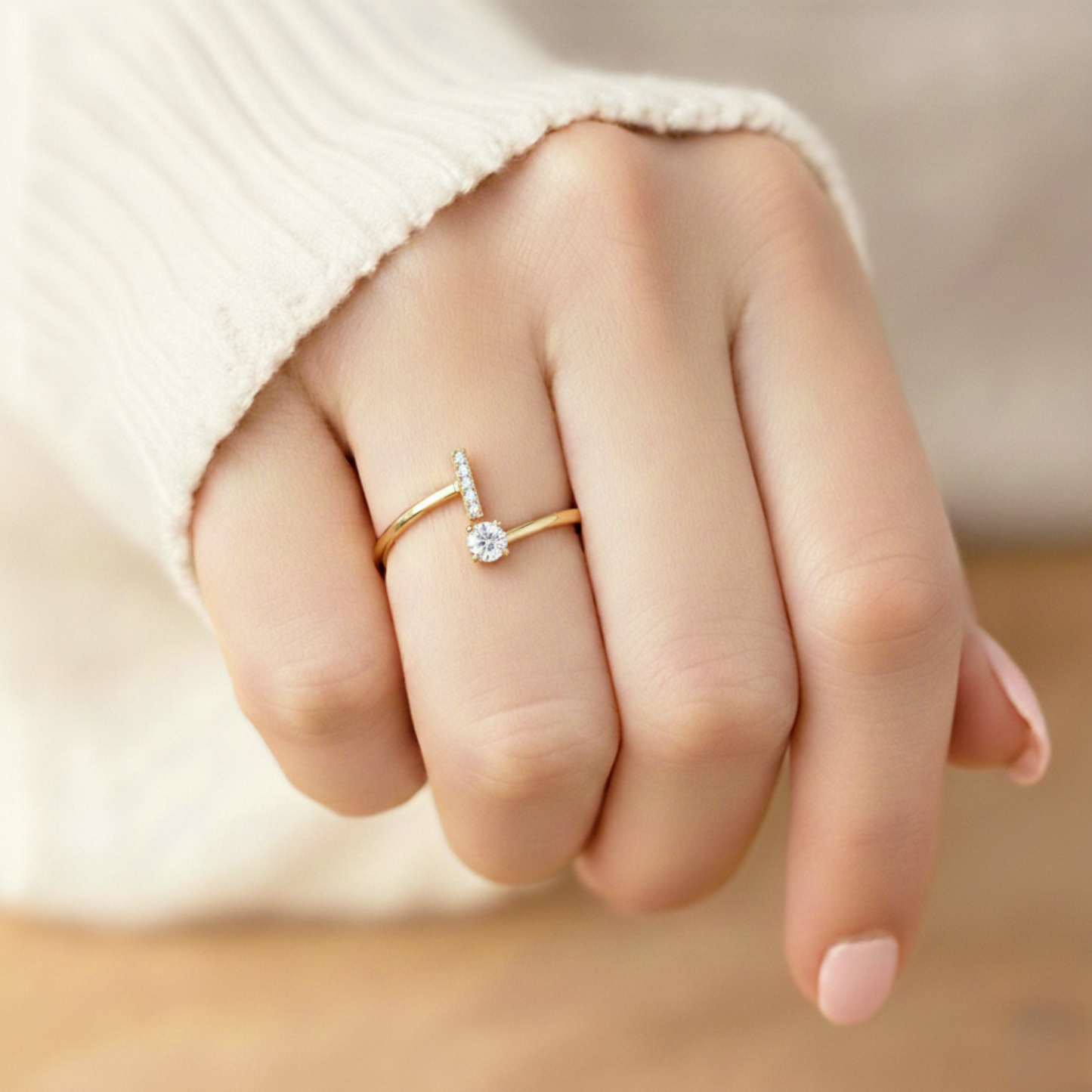 Adjustable Initial Ring "Classic"