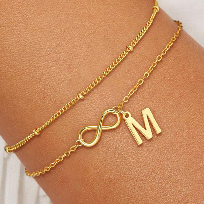 Initial Bracelet "Eternal Bond"