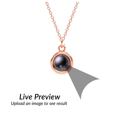 RICCARDI - "Timeless Love Pendant" PROJECTION NECKLACE