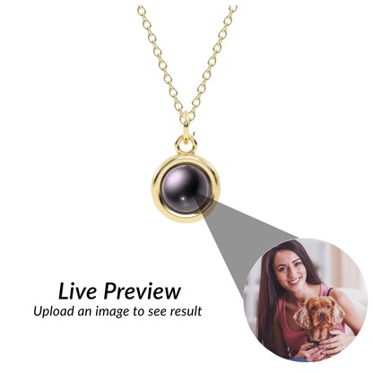 RICCARDI - "Timeless Love Pendant" PROJECTION NECKLACE