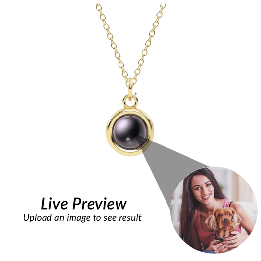 RICCARDI - "Timeless Love Pendant" PROJECTION NECKLACE