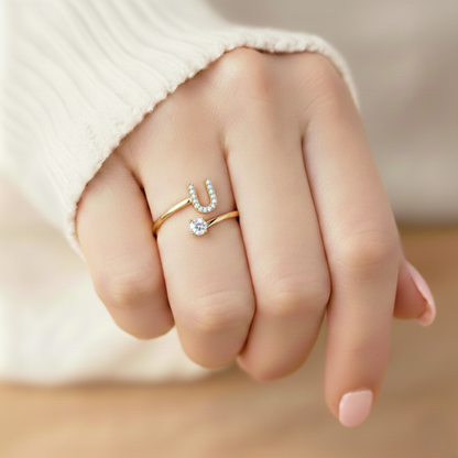 Adjustable Initial Ring "Classic"