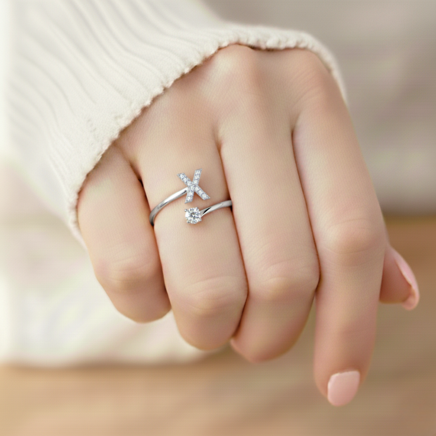 Adjustable Initial Ring "Classic"