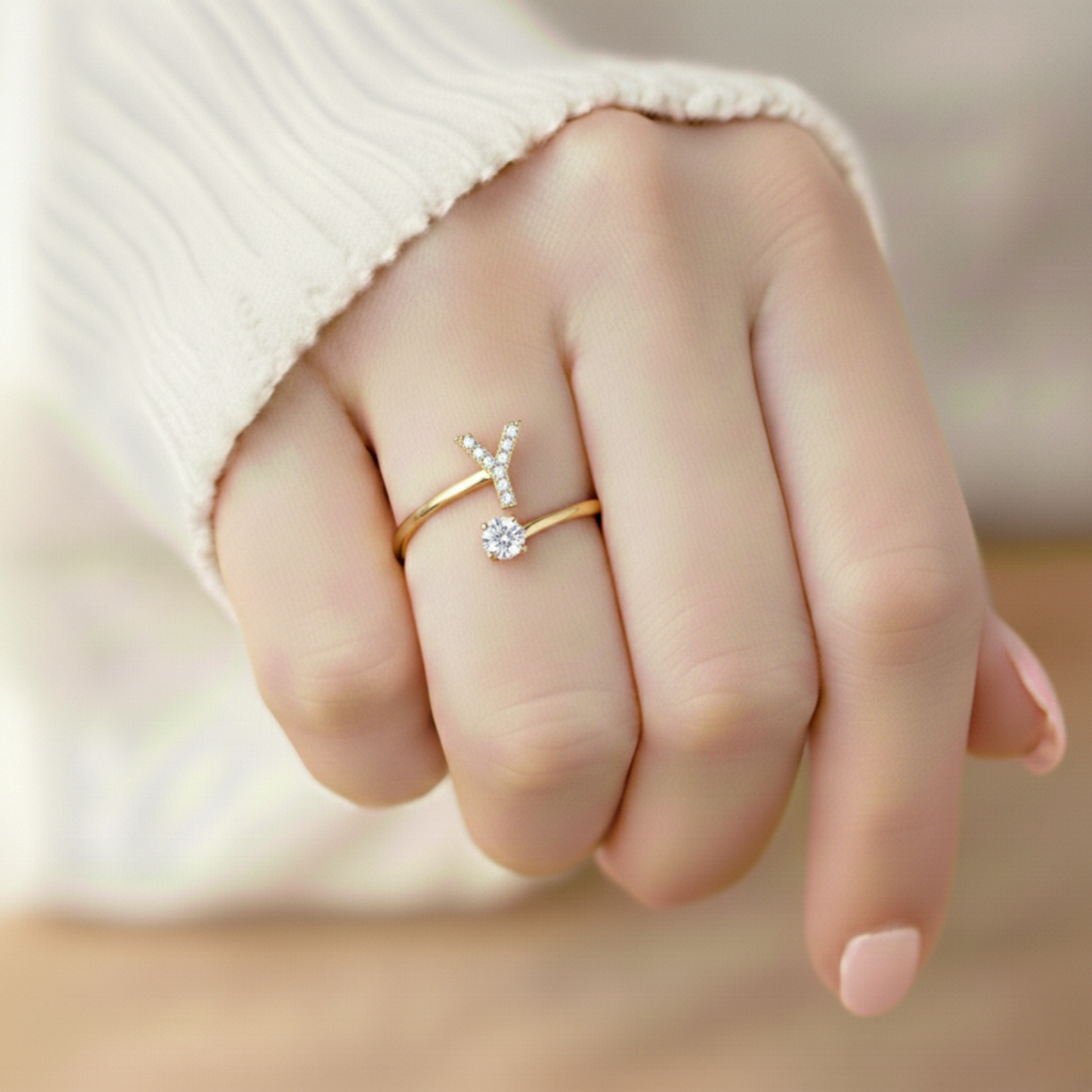 Adjustable Initial Ring "Classic"