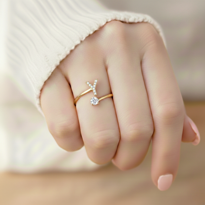 Adjustable Initial Ring "Classic"