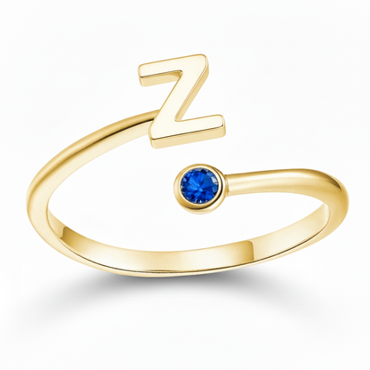 Adjustable Initial Ring "Essence"