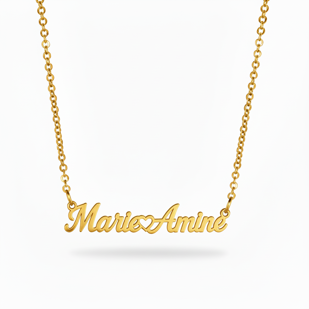 Name Necklace "Infinity Bond"