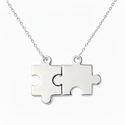 Initial Necklace "Puzzle Bond"