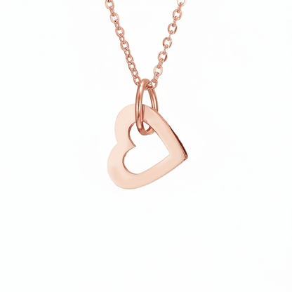 Name Necklace "Nested Hearts"