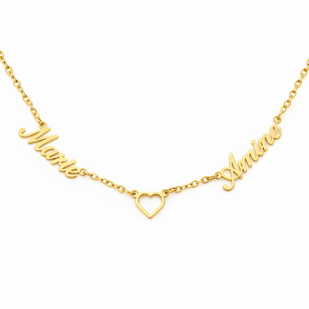 Name Necklace "Eternal Embrace"