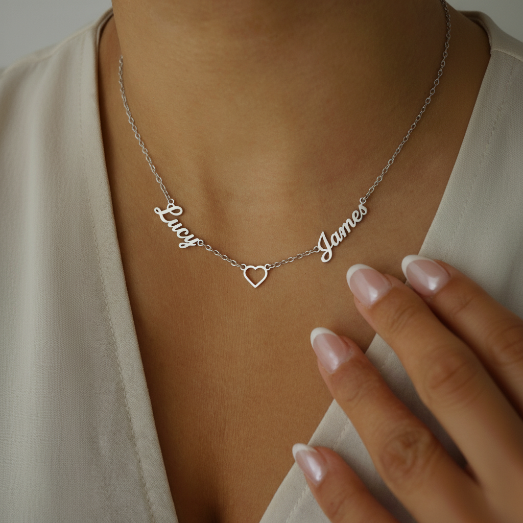 Name Necklace "Eternal Embrace"
