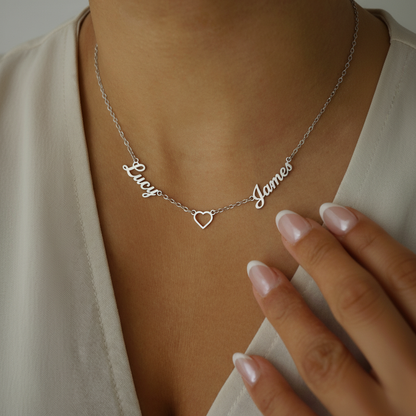 Name Necklace "Eternal Embrace"