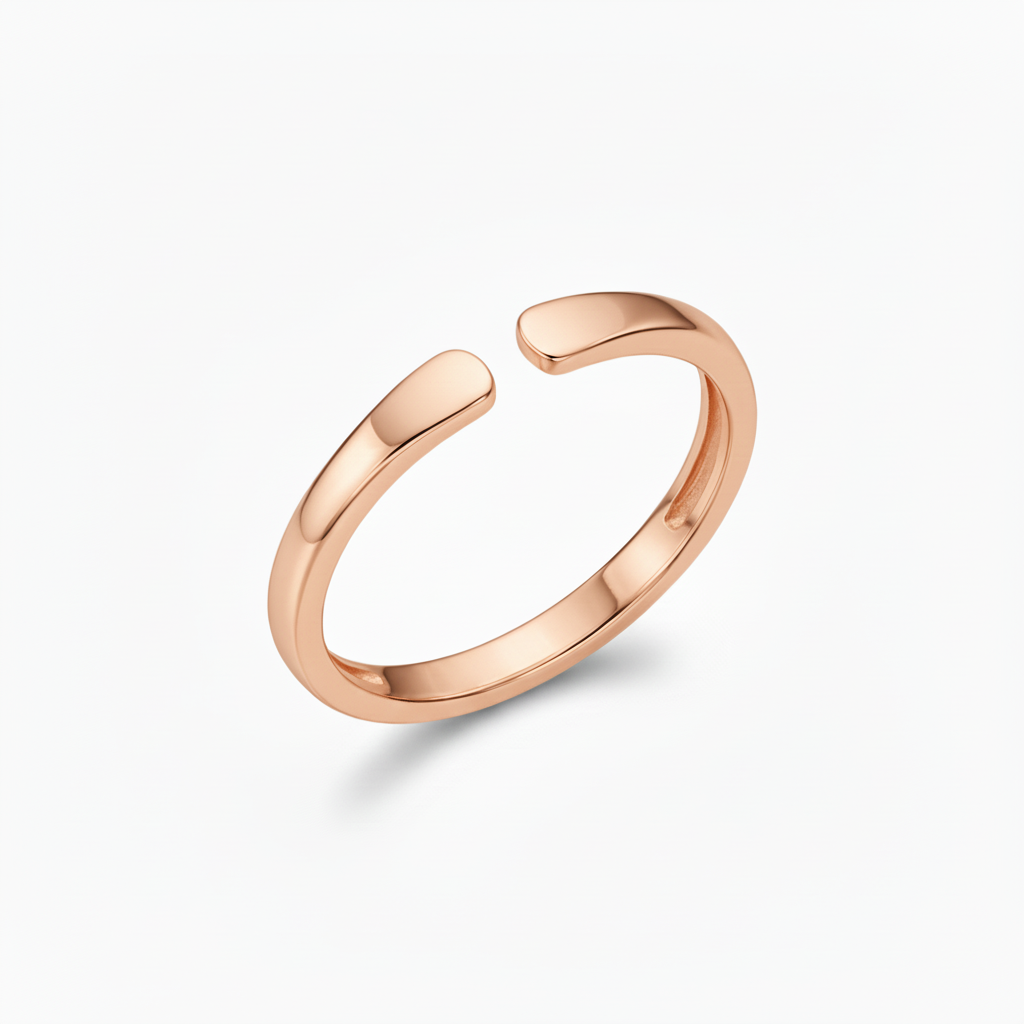 Adjustable Initial Ring "Whisper"