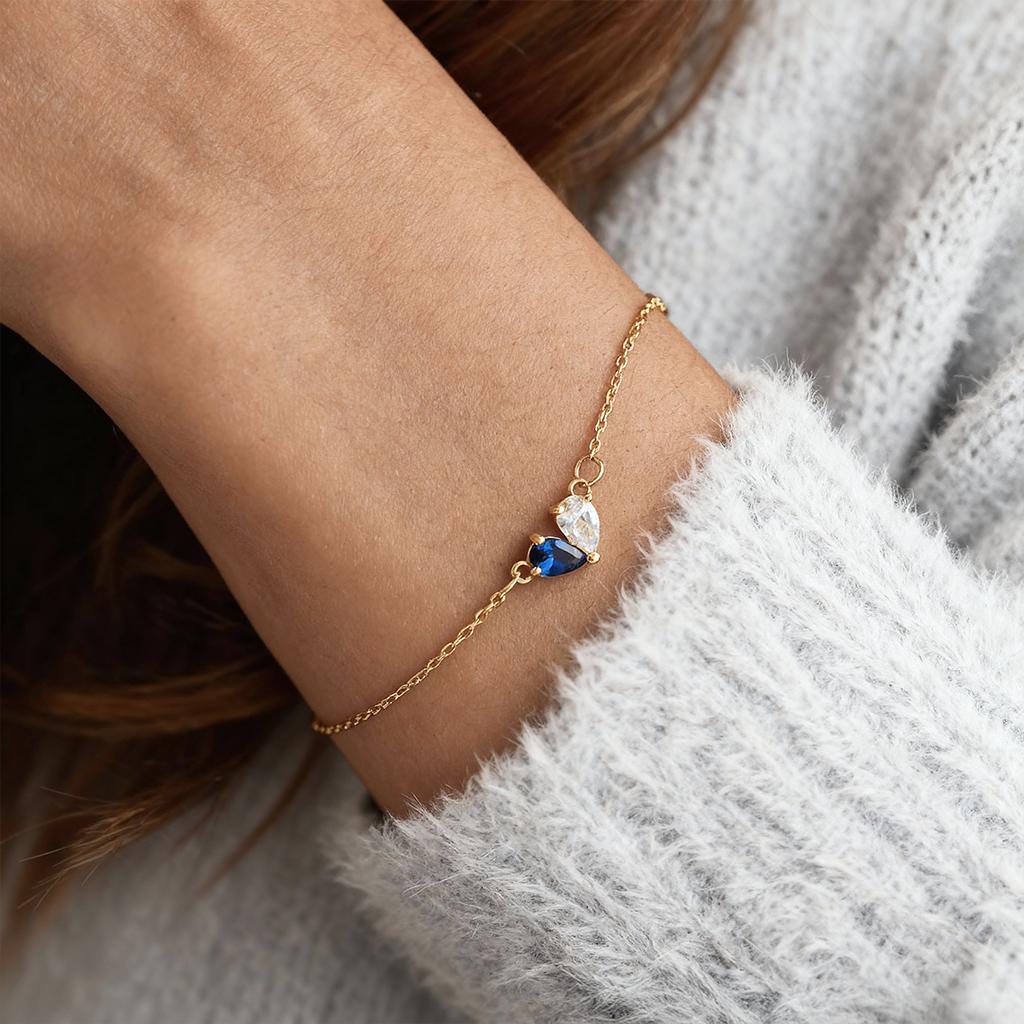 Bracelet "Twin Hearts"