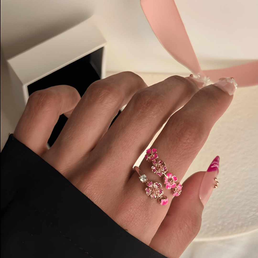 RICCARDI - BAGUE AJUSTABLE "Blooming Beauty" - Riccardi