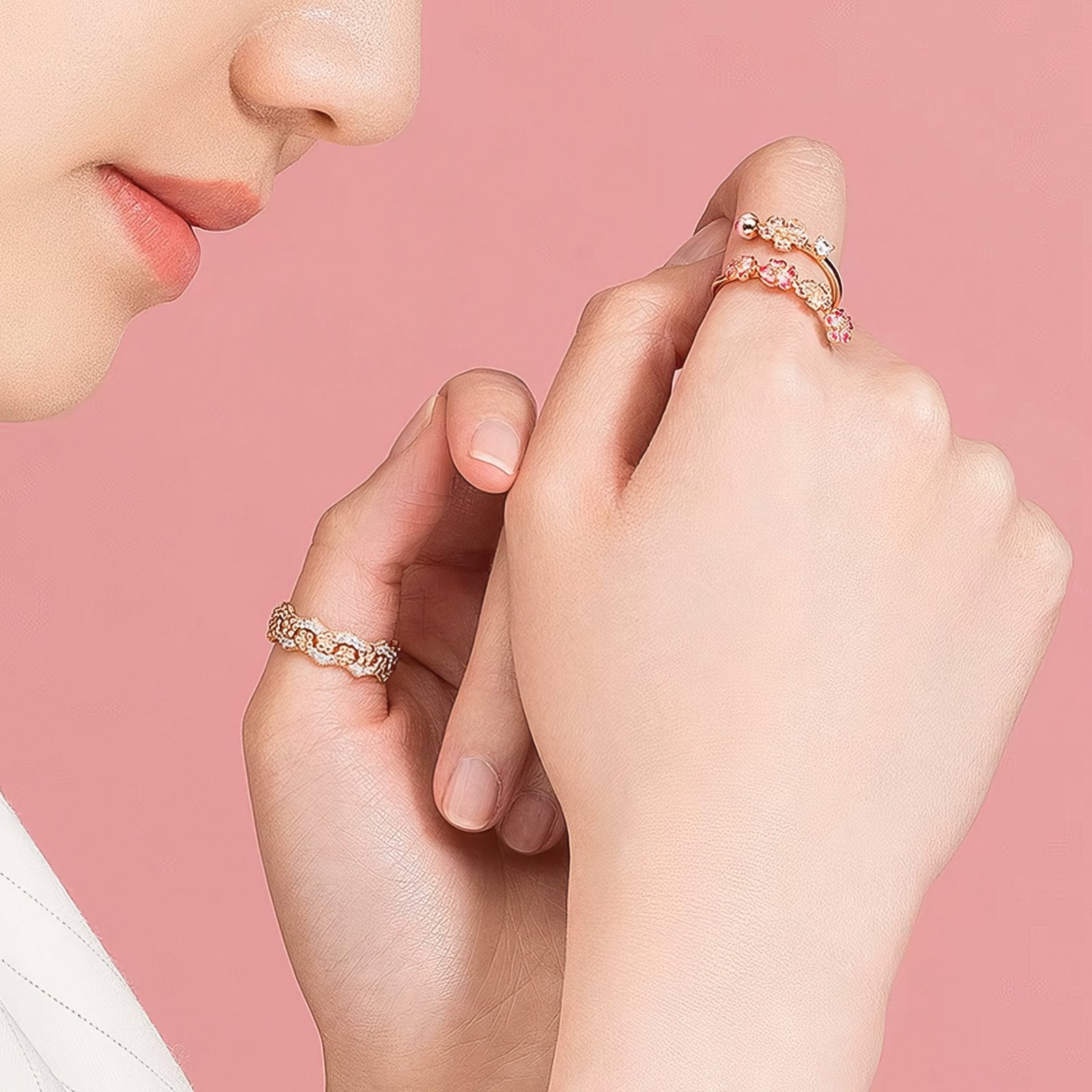 RICCARDI - BAGUE AJUSTABLE "Blooming Beauty" - Riccardi