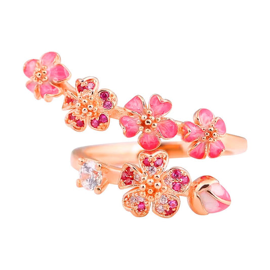 RICCARDI - BAGUE AJUSTABLE "Blooming Beauty" - Riccardi