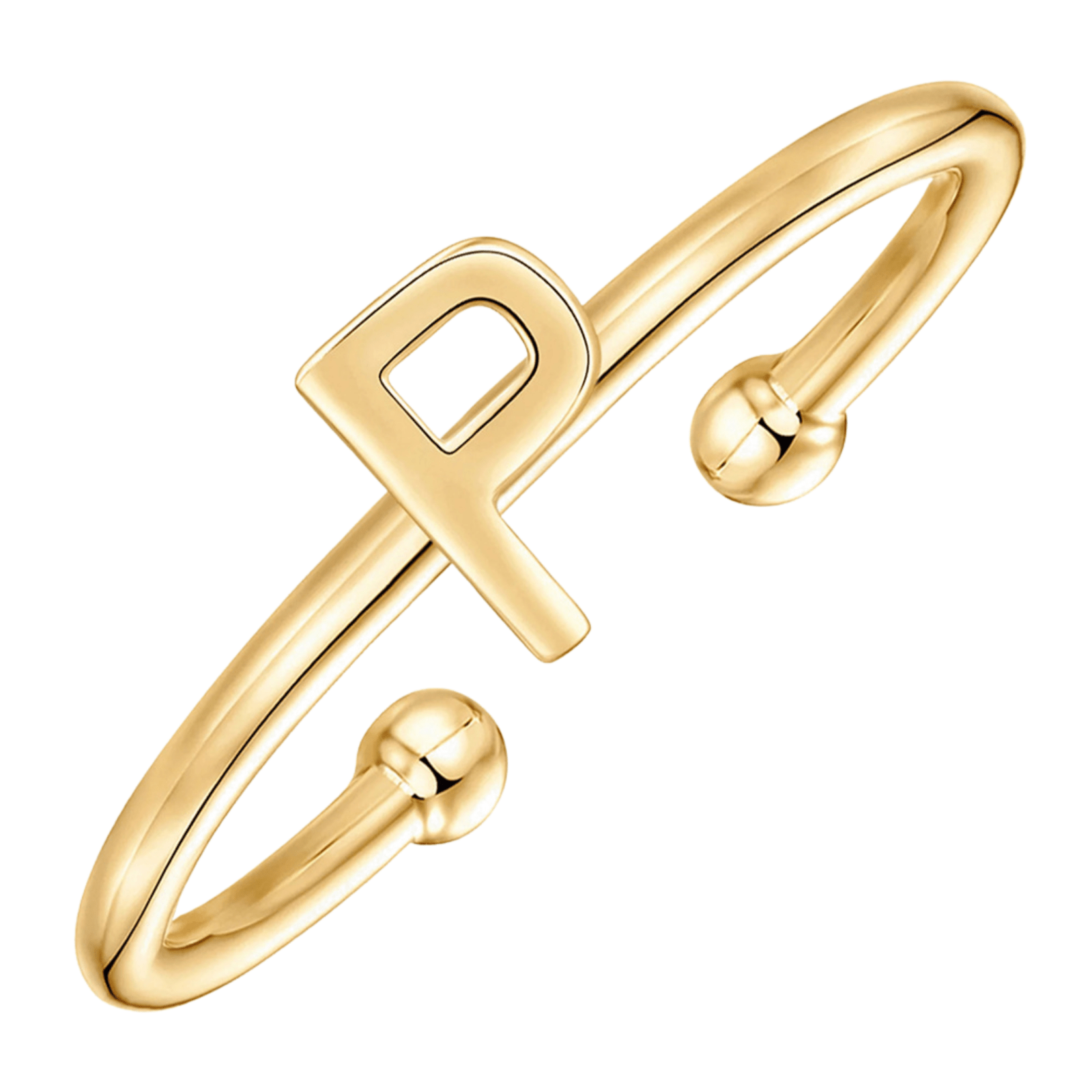 RICCARDI - BAGUE AJUSTABLE "Initial Chic" - Riccardi