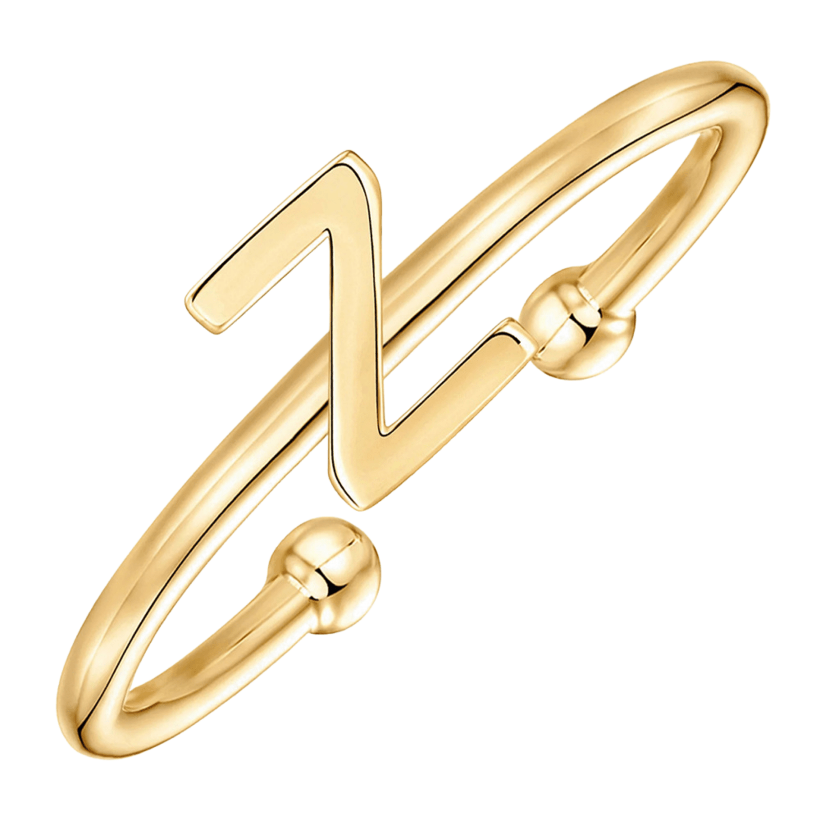 RICCARDI - BAGUE AJUSTABLE "Initial Chic" - Riccardi