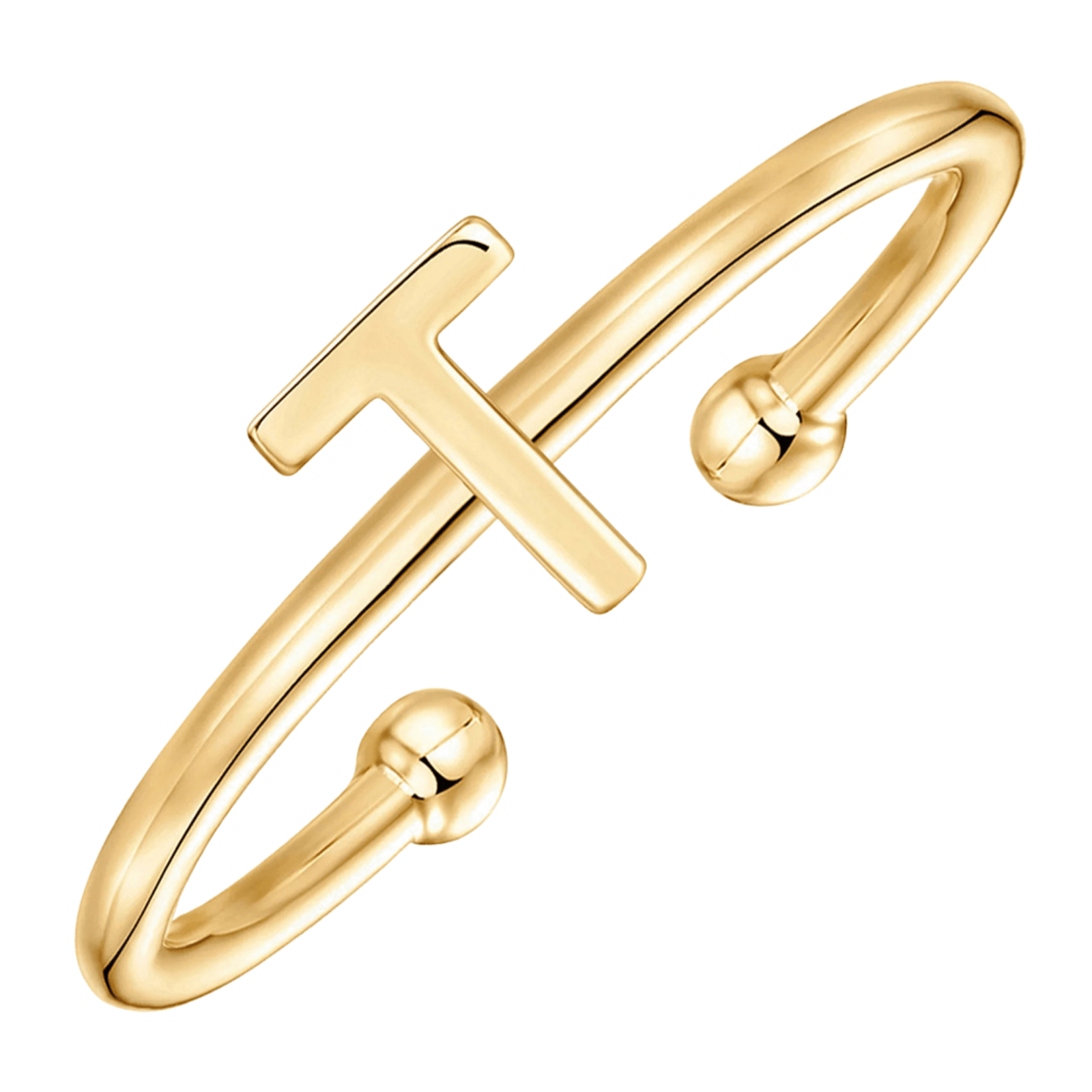 RICCARDI - BAGUE AJUSTABLE "Initial Chic" - Riccardi