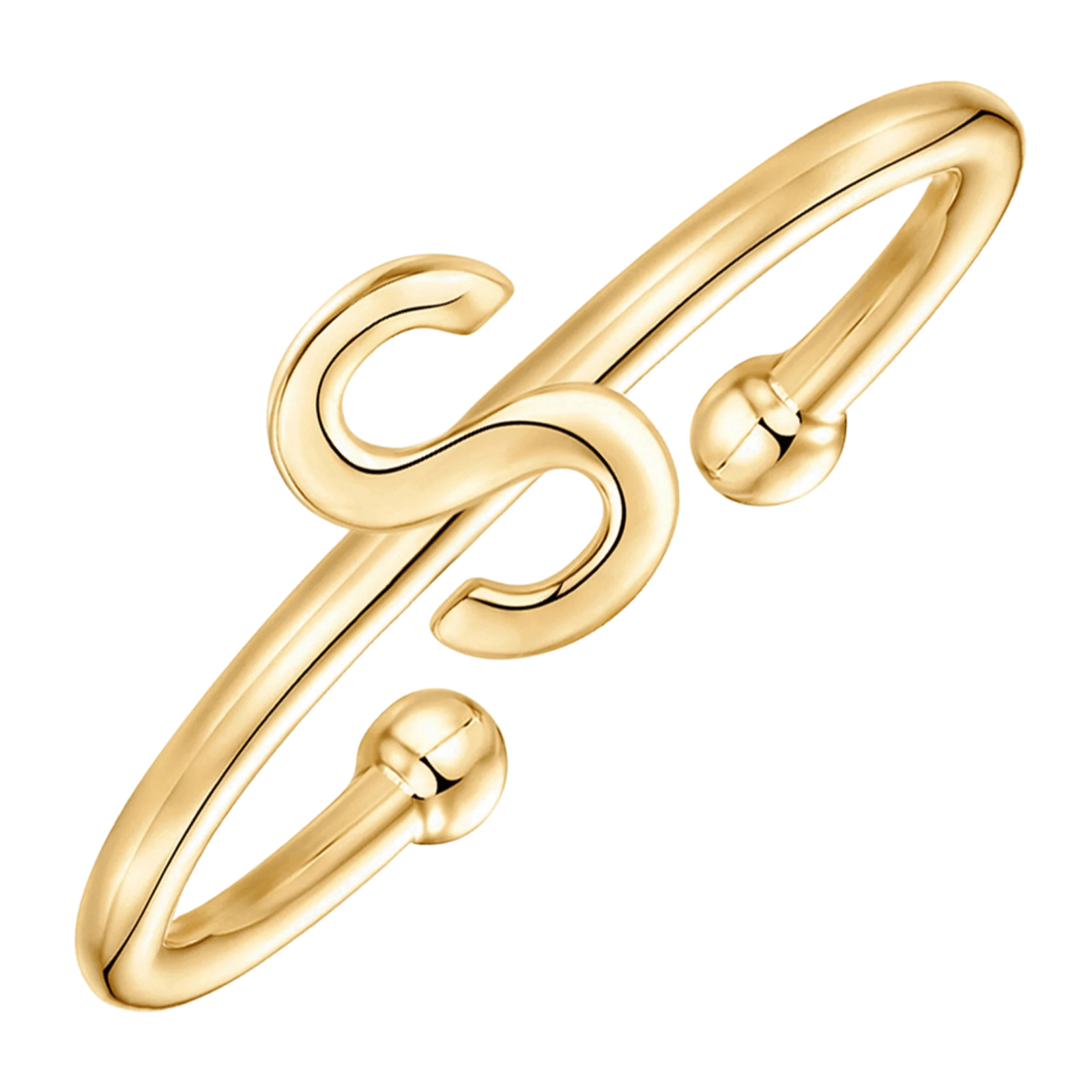 RICCARDI - BAGUE AJUSTABLE "Initial Chic" - Riccardi