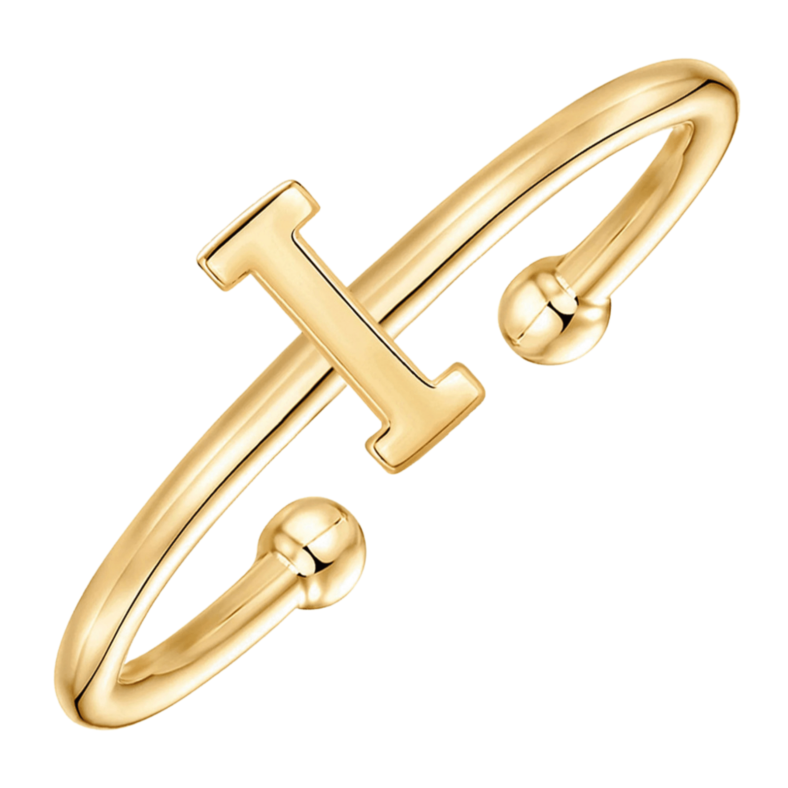 RICCARDI - BAGUE AJUSTABLE "Initial Chic" - Riccardi