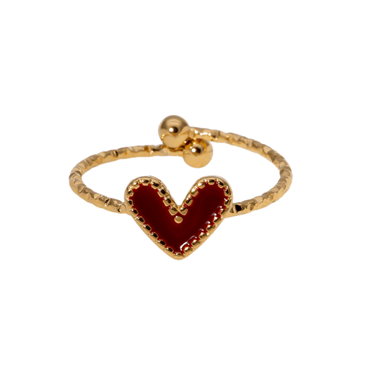 RICCARDI - BAGUE AJUSTABLE "Luna Heart" - Riccardi