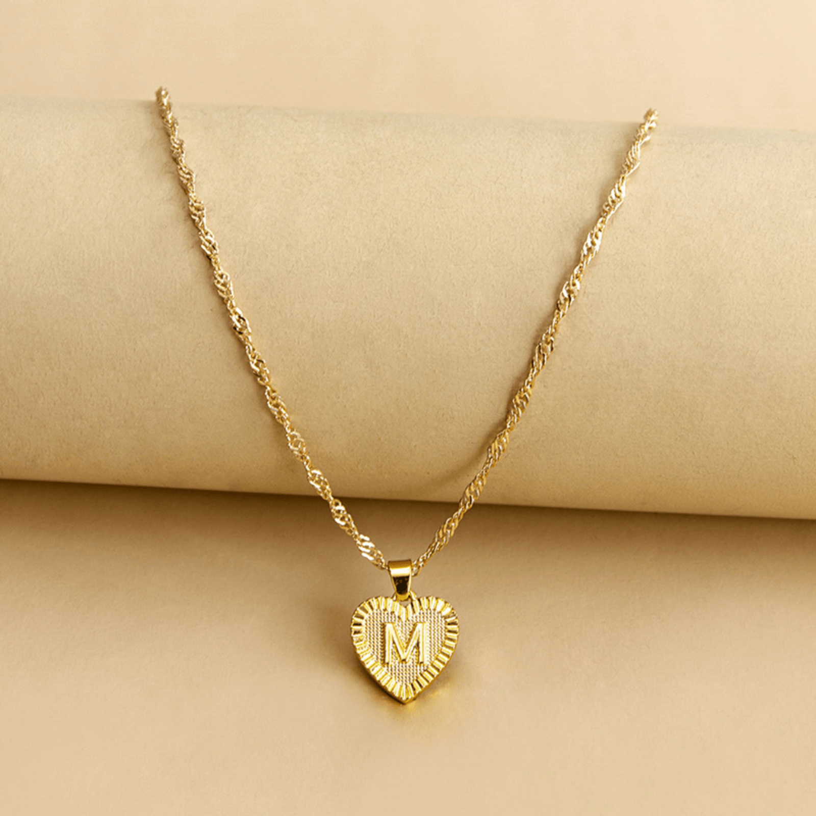 RICCARDI - COLLIER "Golden Love Initial" - Riccardi