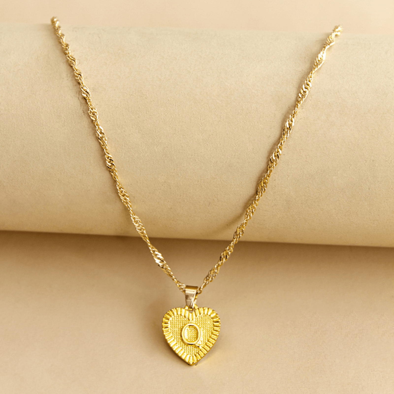RICCARDI - COLLIER "Golden Love Initial" - Riccardi