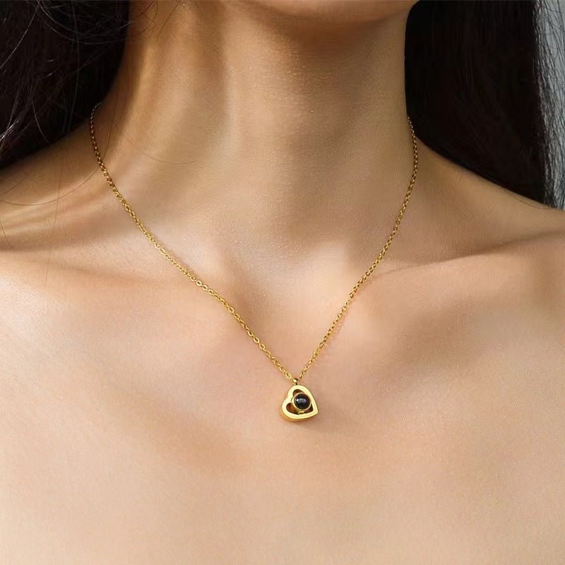 RICCARDI - COLLIER " Heart picture" - Riccardi