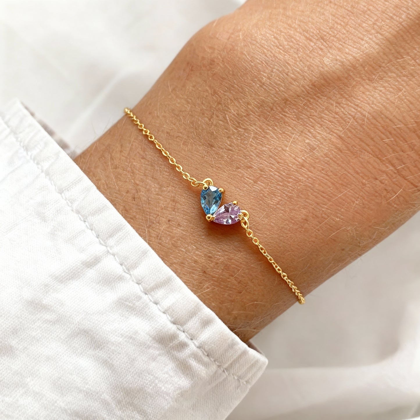 Bracelet "Twin Hearts"